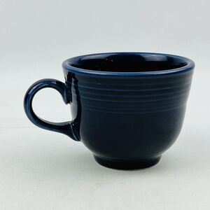 Fiesta Cobalt Blue Flat Cup Only Coffee Tea Homer Laughlin HLC‎ Fiestaware